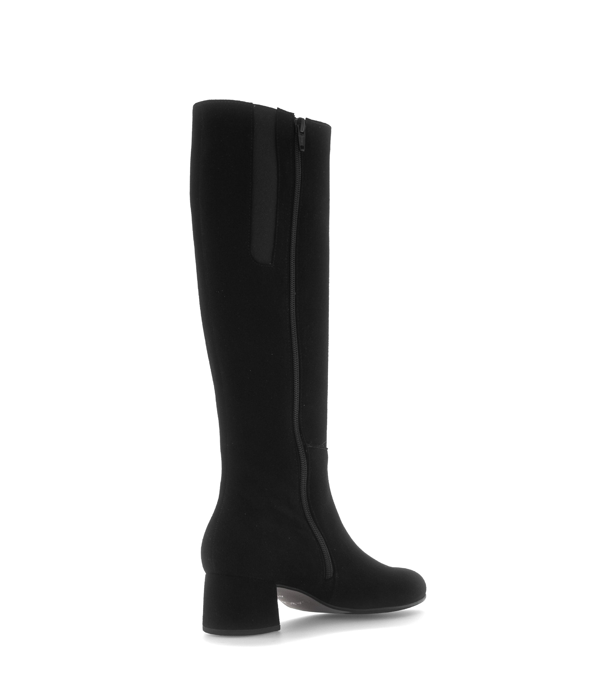 Gabor Ashby M black medium calf knee high boots, rotating product angle 10.