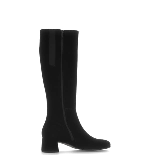 Gabor Ashby M black medium calf knee high boots, rotating product angle 12.
