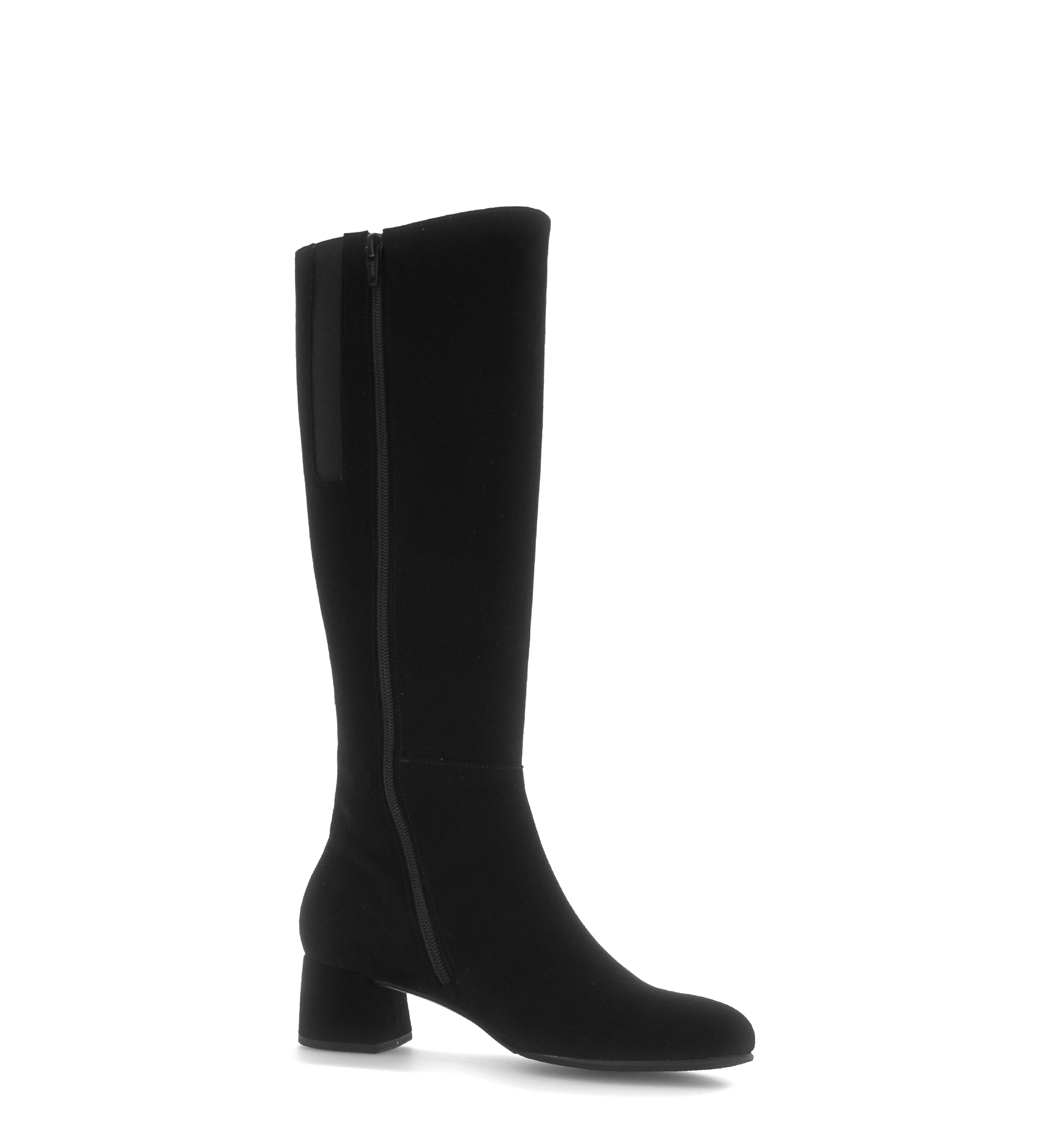 Gabor Ashby M black medium calf knee high boots, rotating product angle 15.