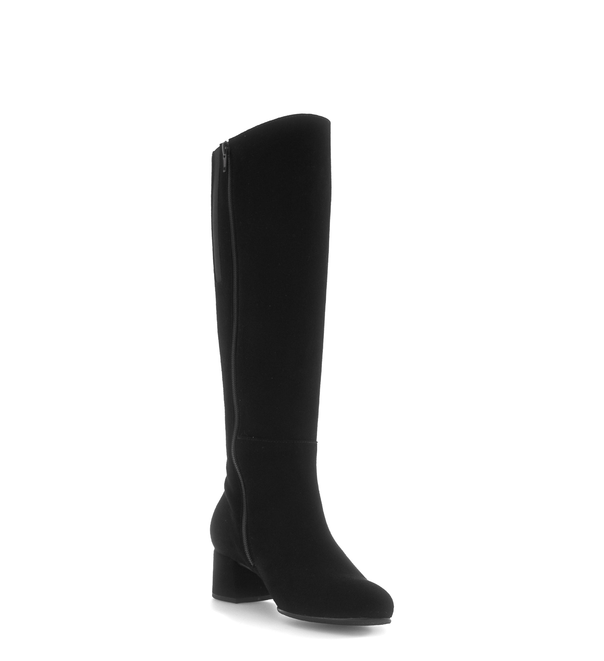 Gabor Ashby M black medium calf knee high boots, rotating product angle 17.