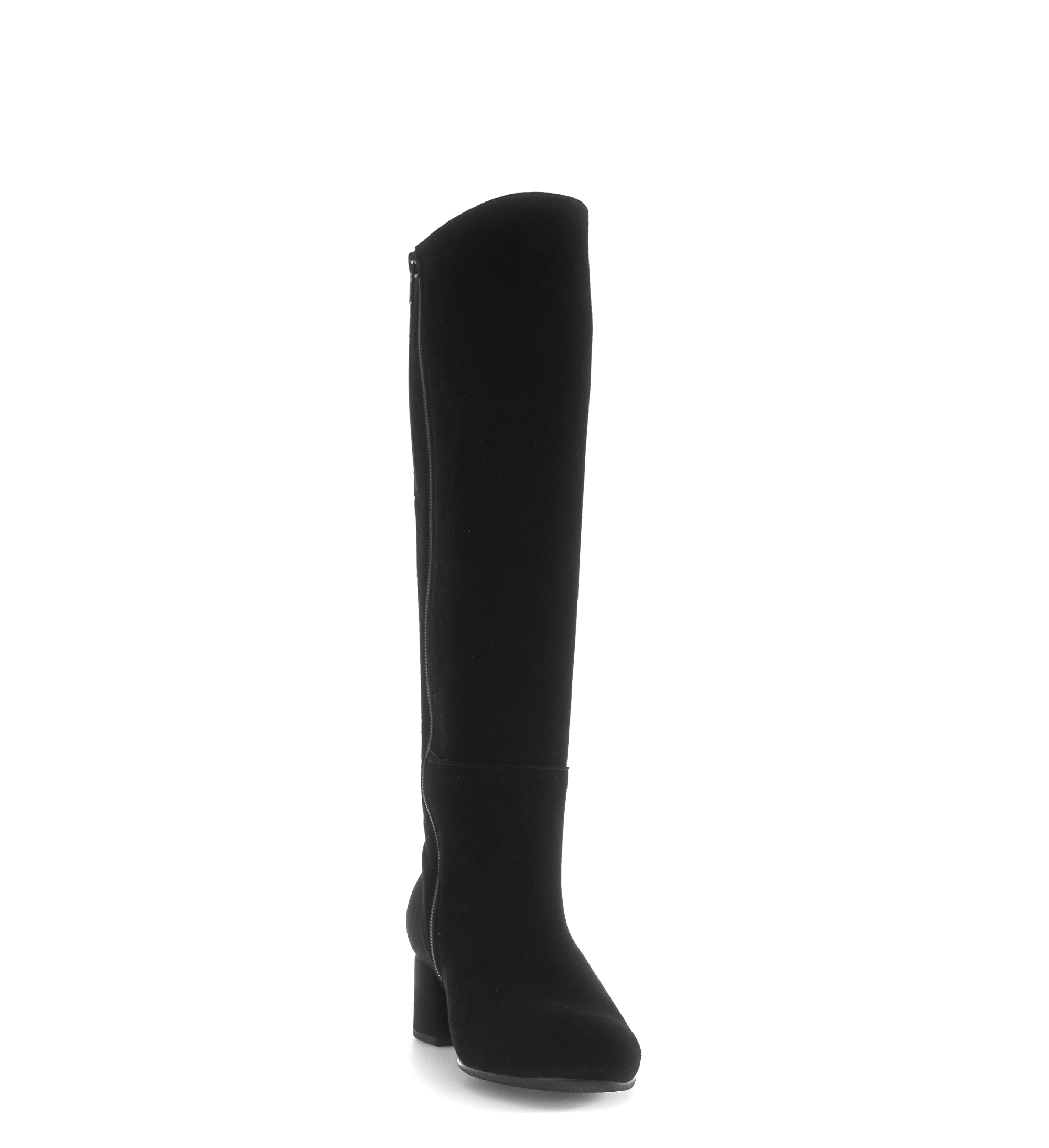 Gabor Ashby M black medium calf knee high boots, rotating product angle 18.