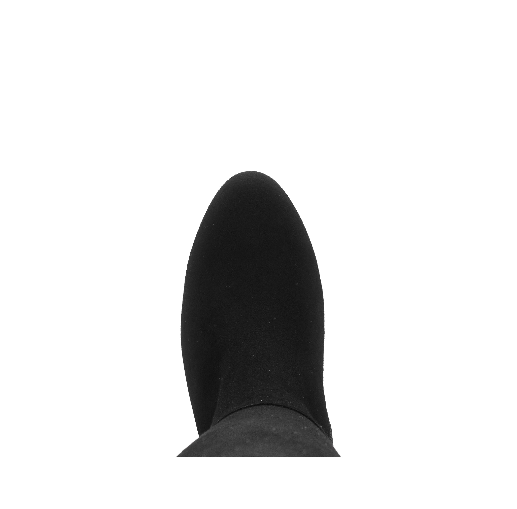 Gabor Ashby M black medium calf knee high boots, top view.
