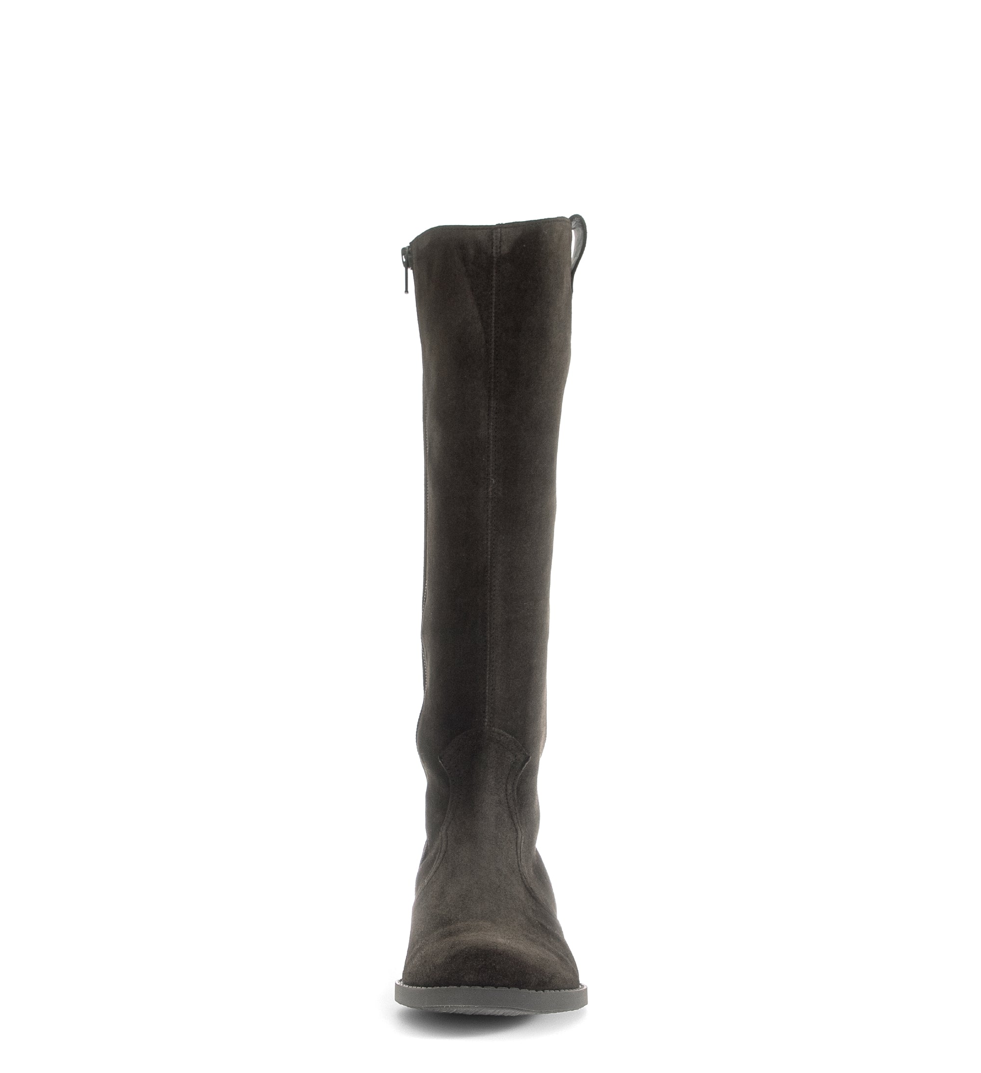 Gabor Garden mocca brown knee high boots, front view.
