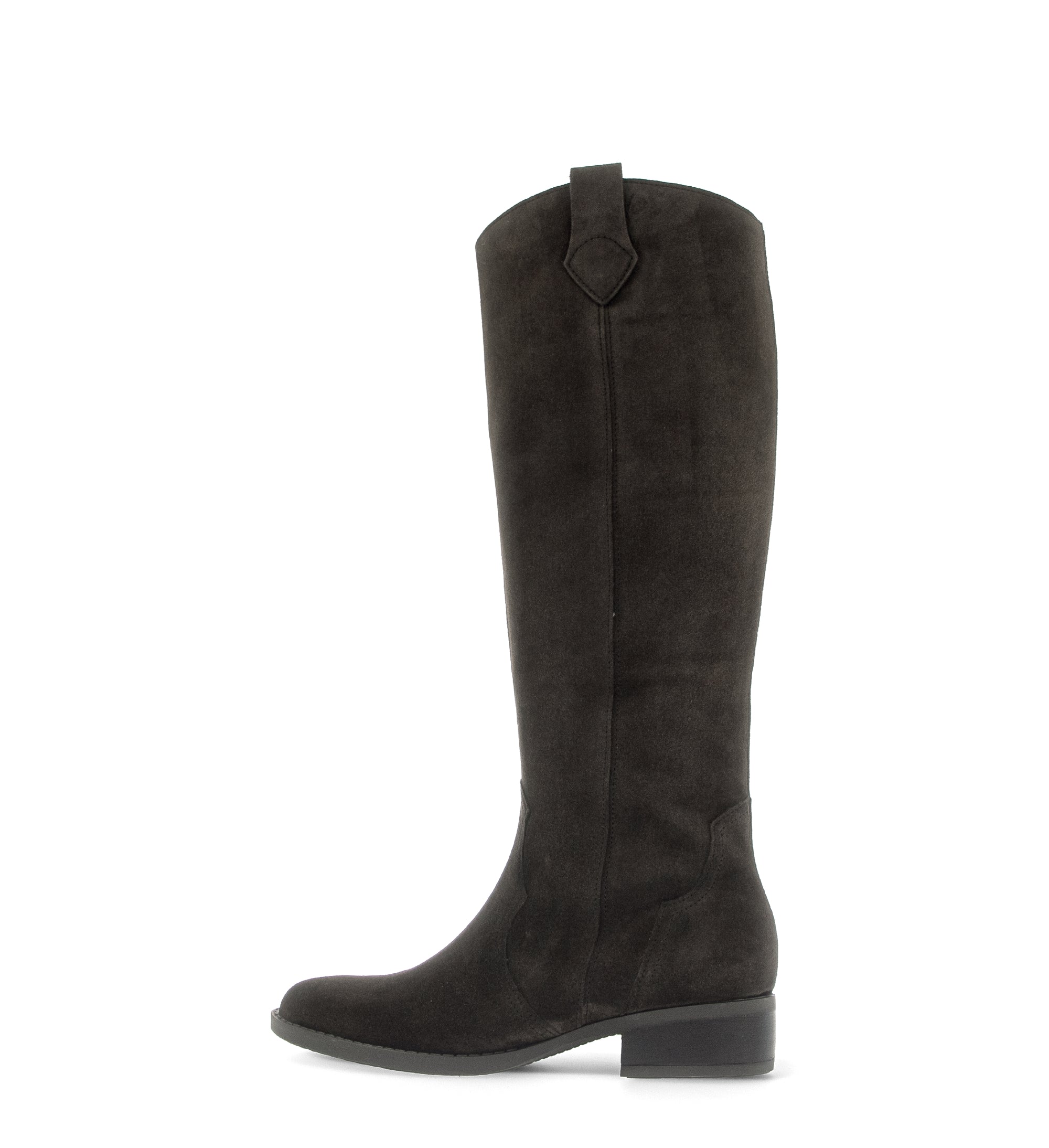 Gabor Garden mocca brown knee high boots, rotating product angle 02.