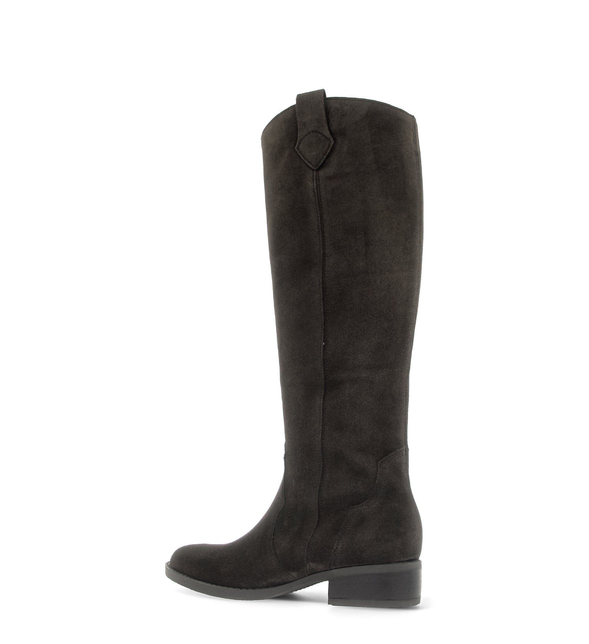 Gabor Garden mocca brown knee high boots, rotating product angle 03.