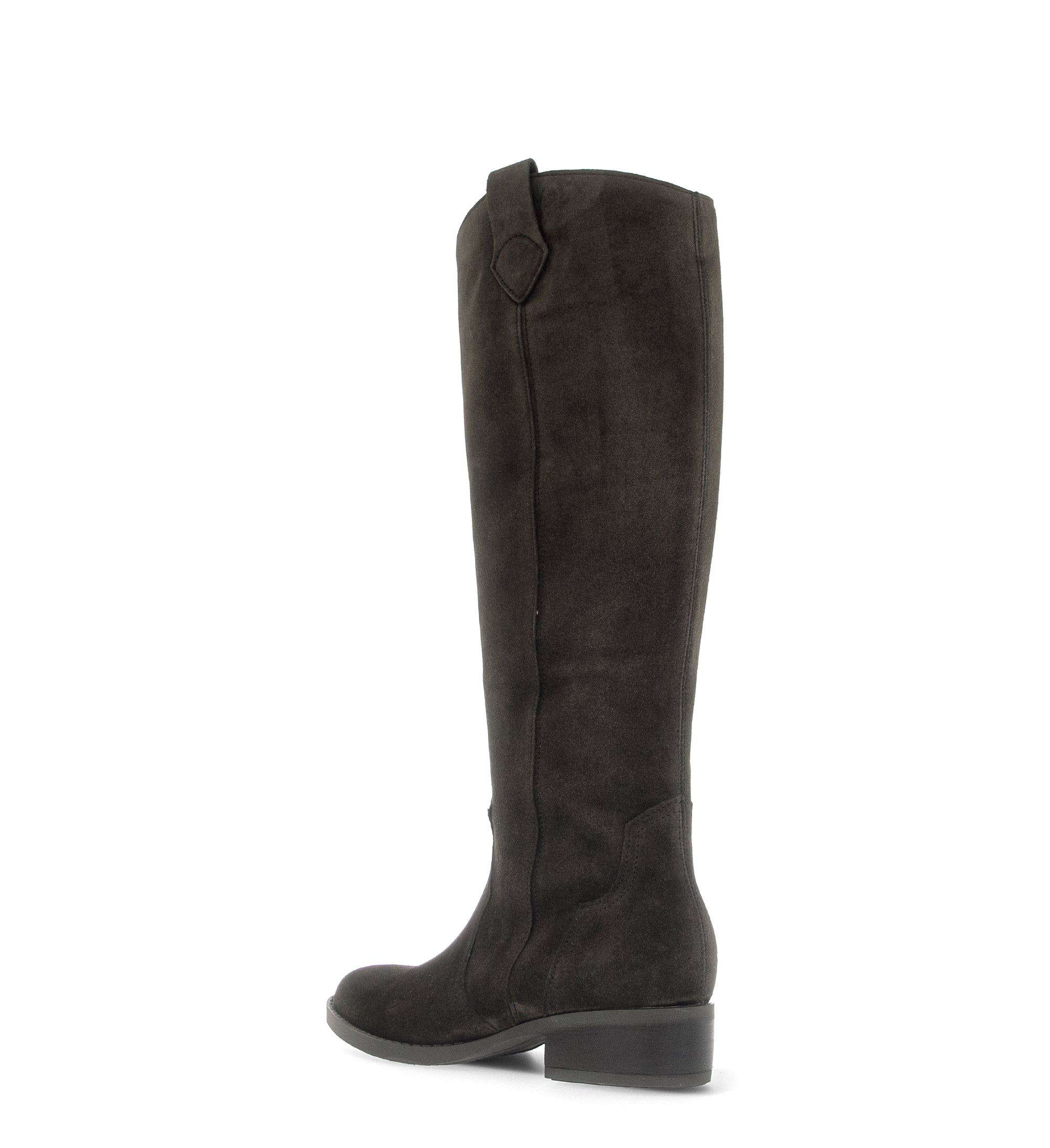 Gabor Garden mocca brown knee high boots, rotating product angle 04.