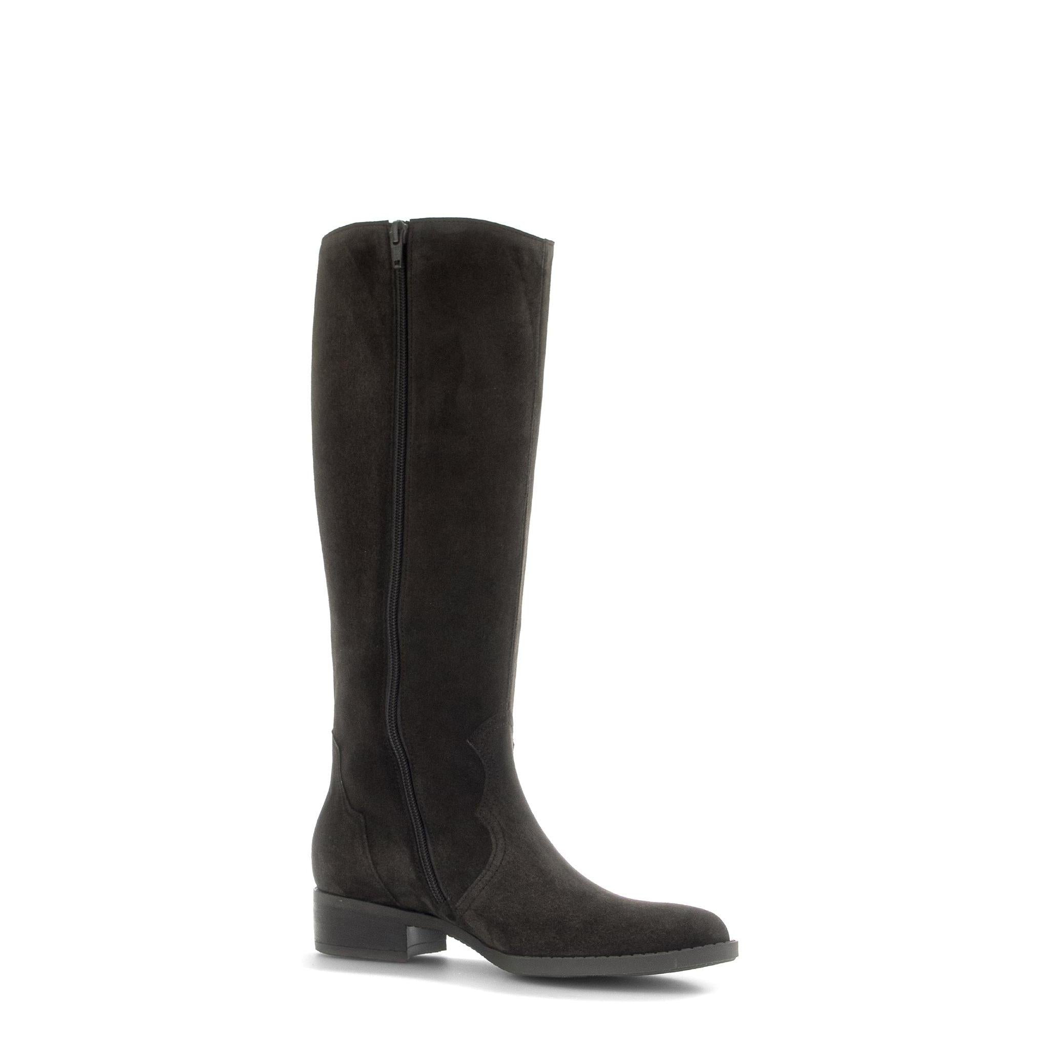 Gabor Garden mocca brown knee high boots, rotating product angle 15.
