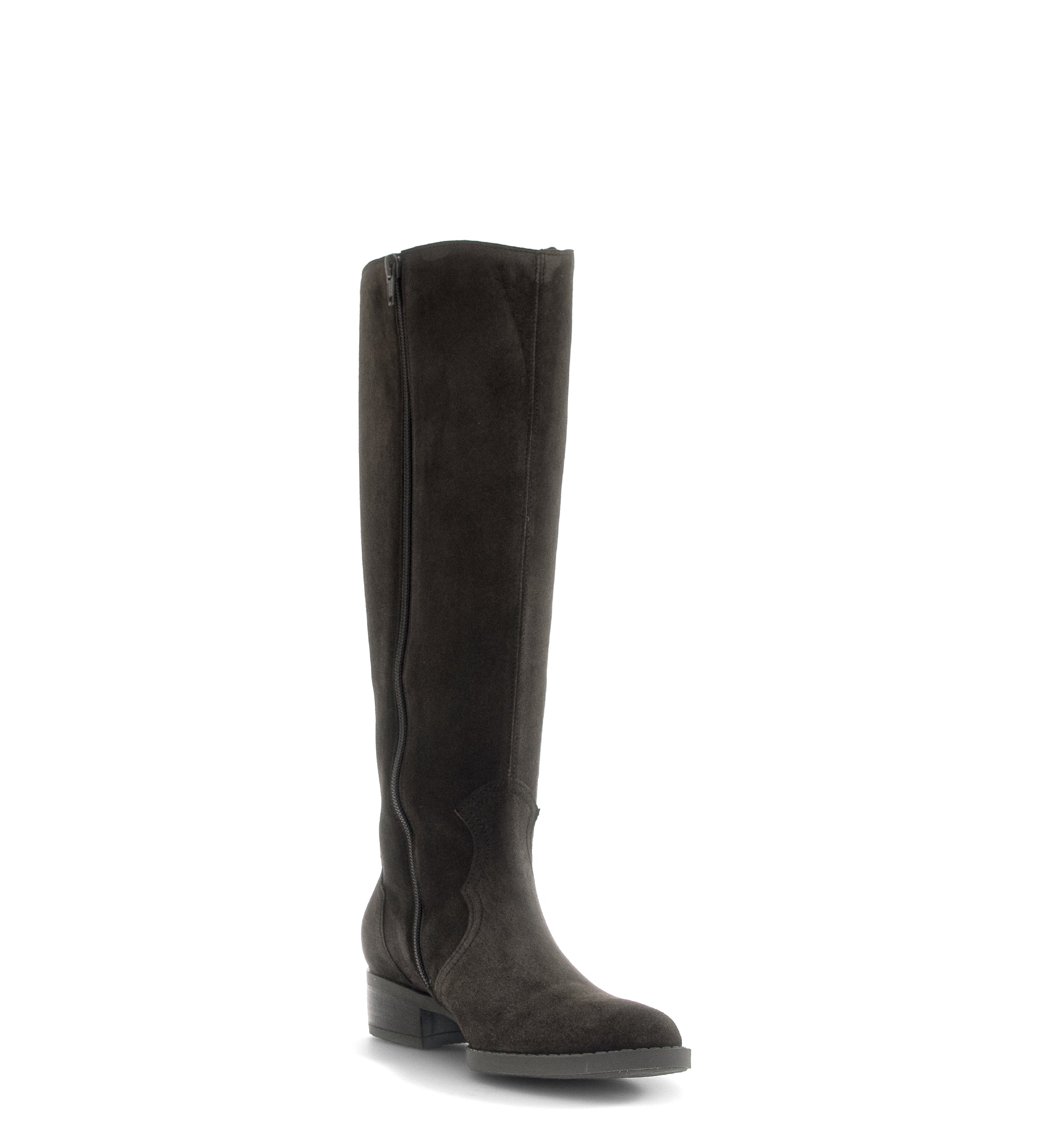 Gabor Garden mocca brown knee high boots, rotating product angle 17.