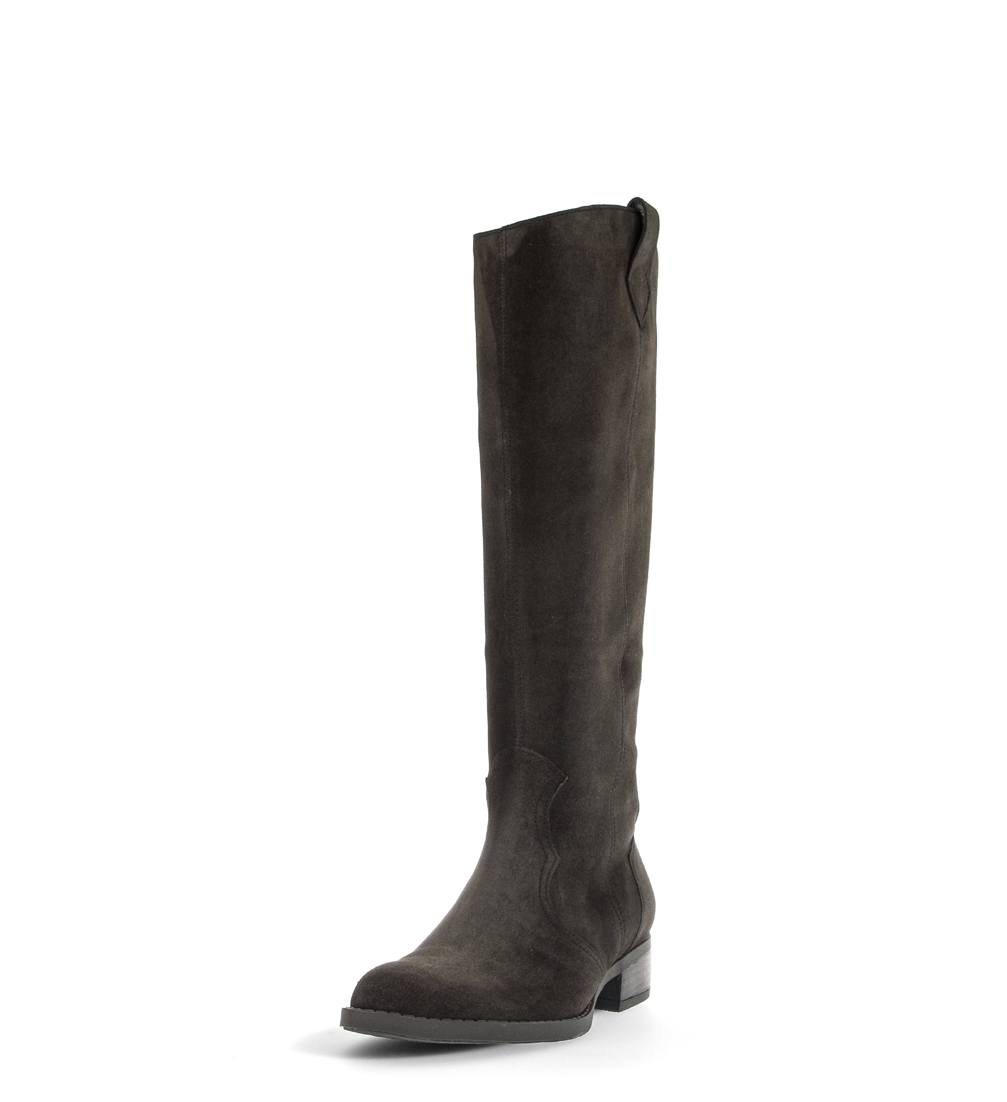 Gabor Garden mocca brown knee high boots, rotating product angle 21.