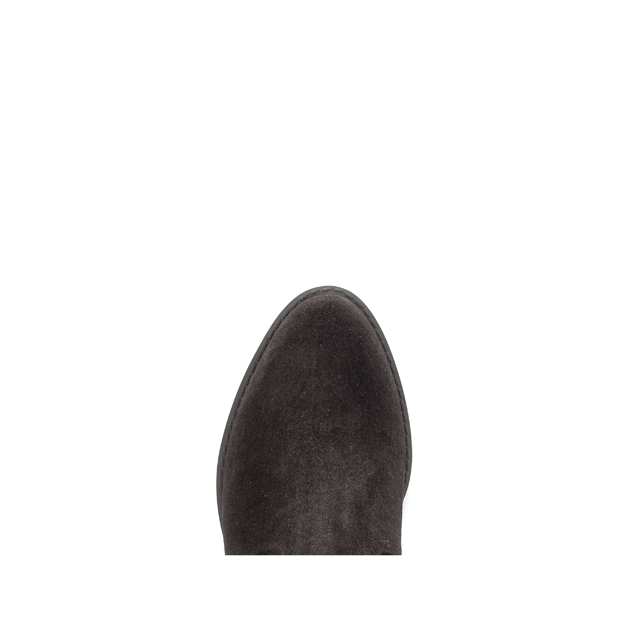 Gabor Garden mocca brown knee high boots, top view.