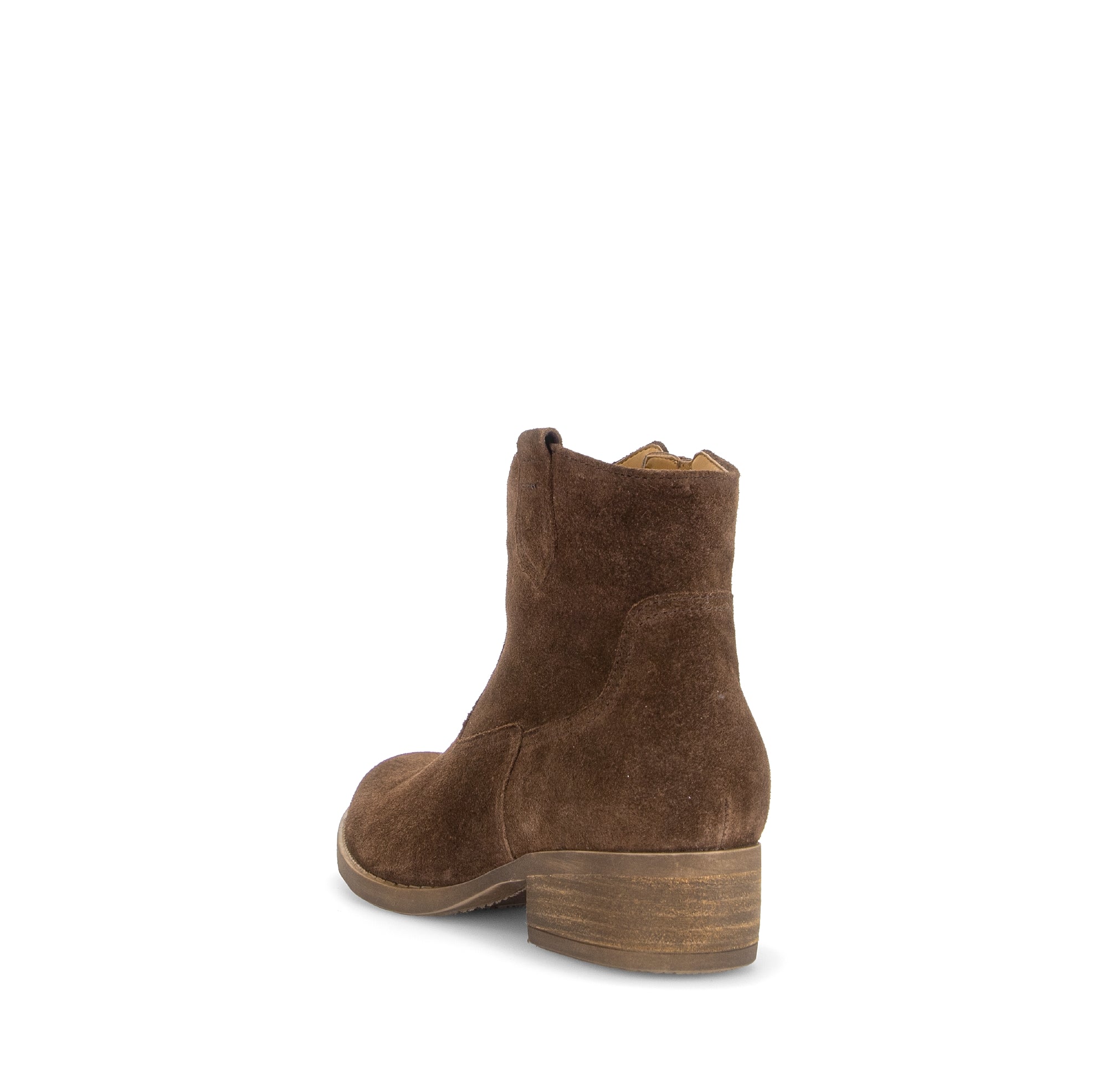Gabor Grove cacao brown western ankle boots, rotating product angle 05.