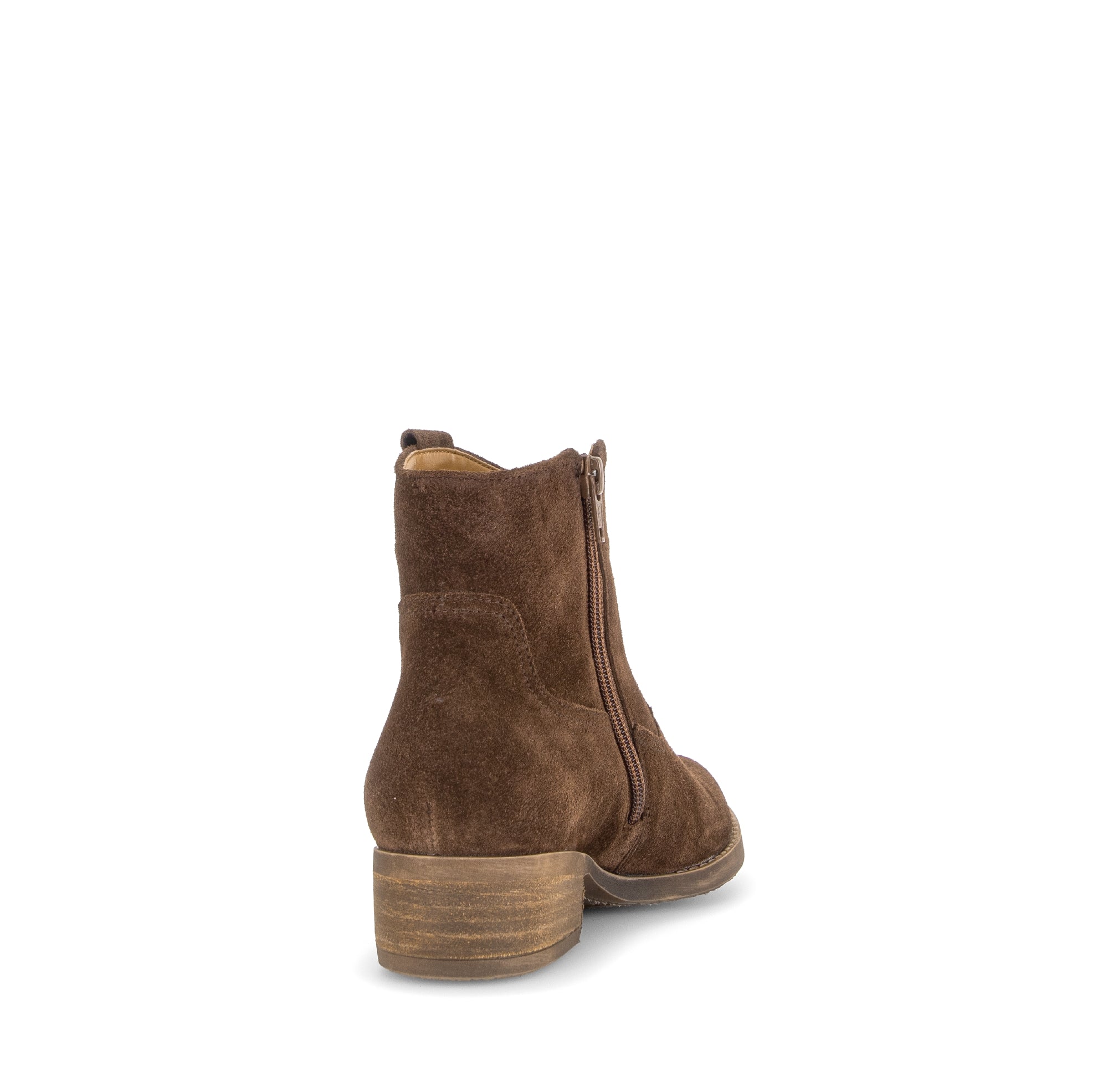 Gabor Grove cacao brown western ankle boots, rotating product angle 08.