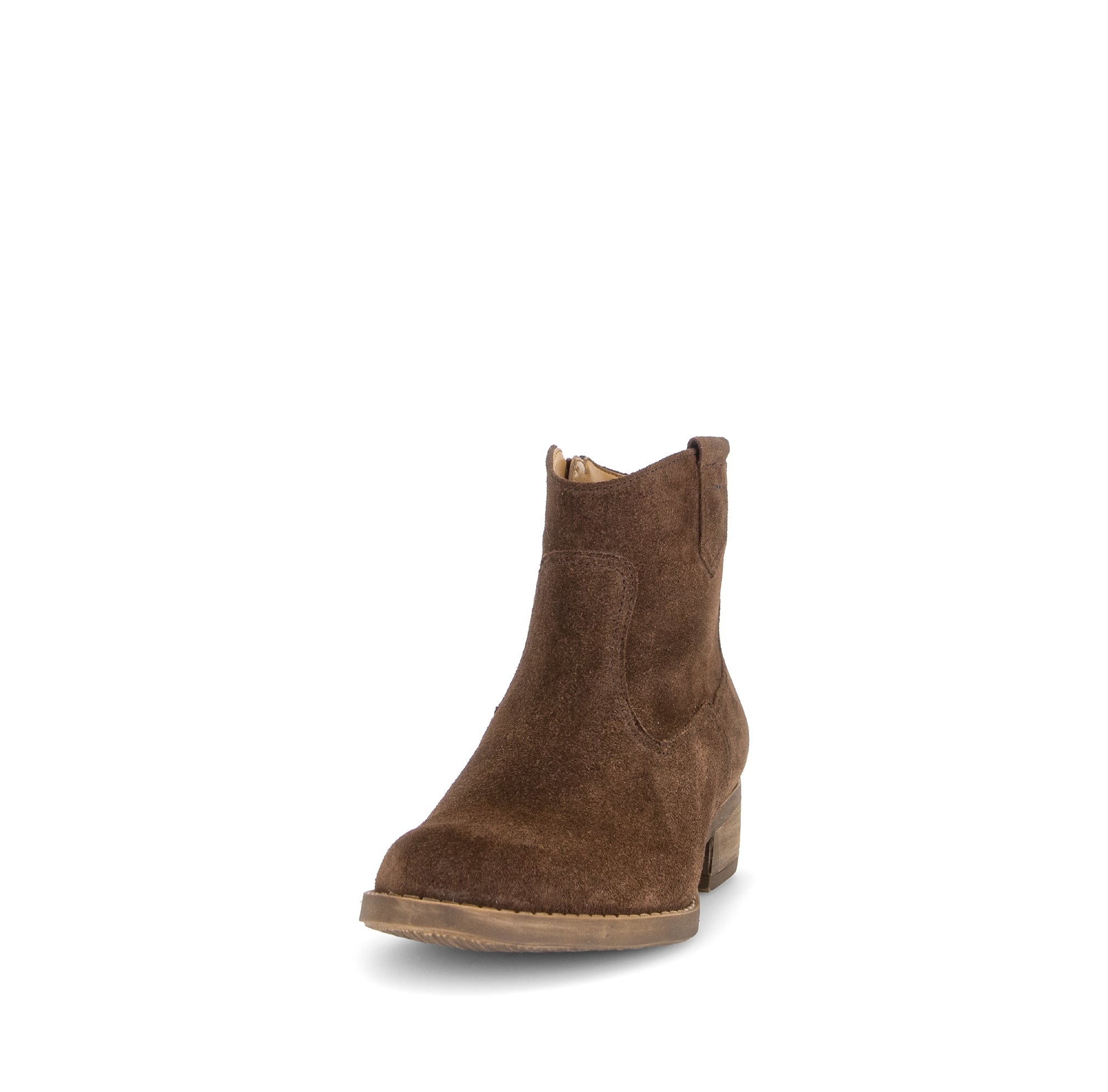 Gabor Grove cacao brown western ankle boots, rotating product angle 20.