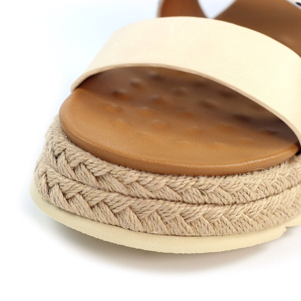 Lunar JLH493 Summer Ladies Beige Other Buckle Sandals
