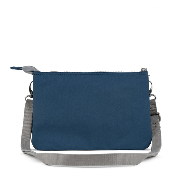 Roka Deep Blue Carnaby Crossbody XL Recycled Canvas