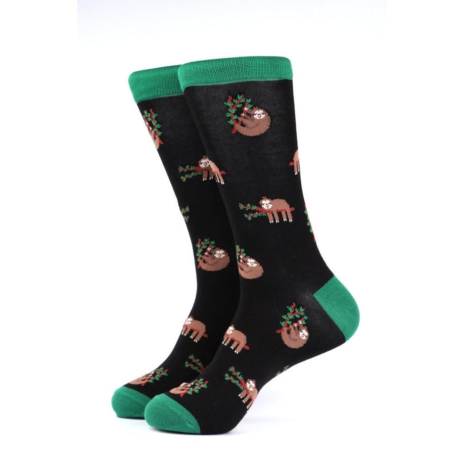 Sock Talk Mens Snoozing Sloth Bamboo Socks