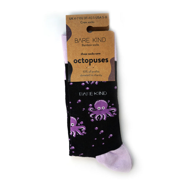 Barekind Save The Octopus Bamboo Socks