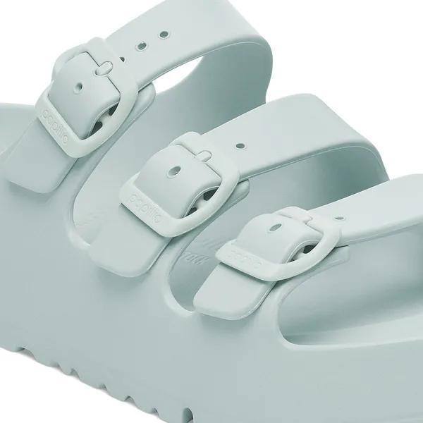 Birkenstock Papillio Florida EVA III Flex Platform Ladies Narrow Surf Green Arch Support Buckle Sandals