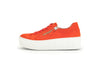 Gabor 43.200.35 Dolly Ladies Orange Suede Lace Up Trainers