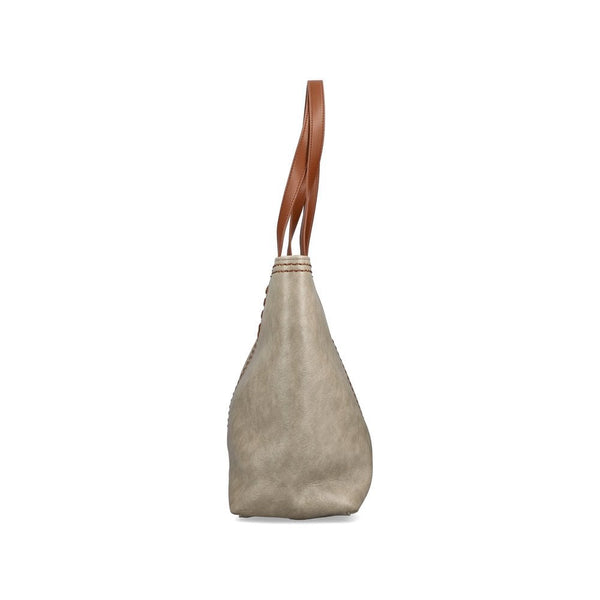 Rieker H1611-60 Ladies Beige Oversized Bag