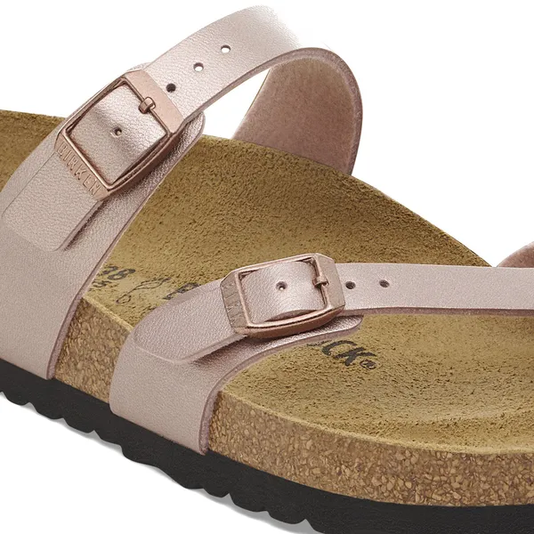 Birkenstock Mayari Birkoflor Ladies Copper Arch Support Buckle Sandals