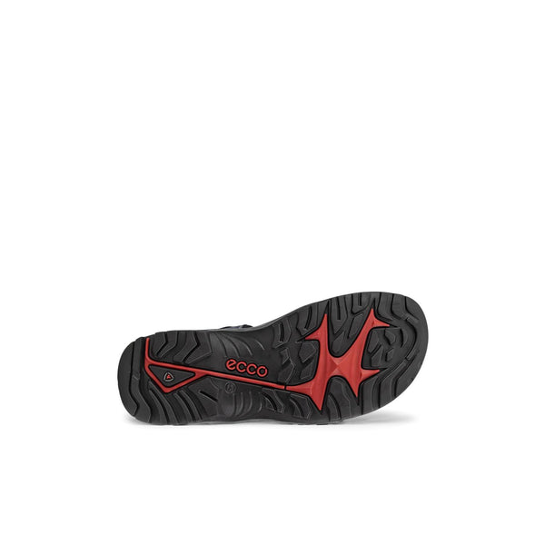 Ecco Offroad Yucatan Mens Marine Nubuck Touch Fastening Sandals