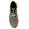 Lunar GLR010 Cheryl Ladies Grey Nubuck Leather Lace Up Ankle Boots