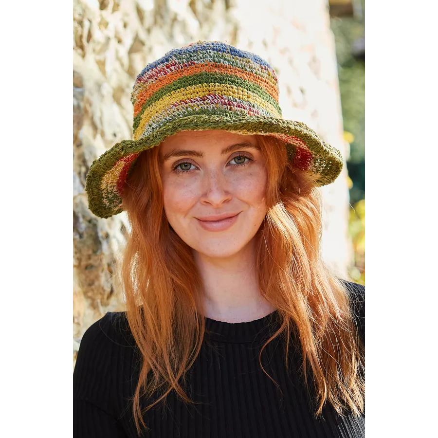 Pachamama Hemp/Cotton Hat Stripe