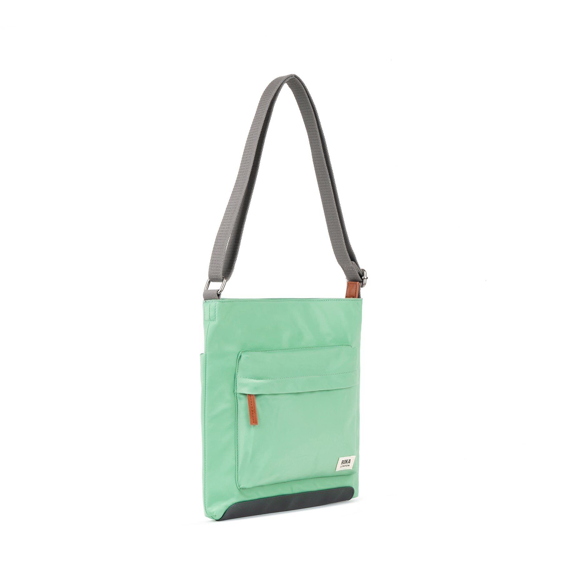 Roka Kennington B Crossbody Recycled Nylon Matcha