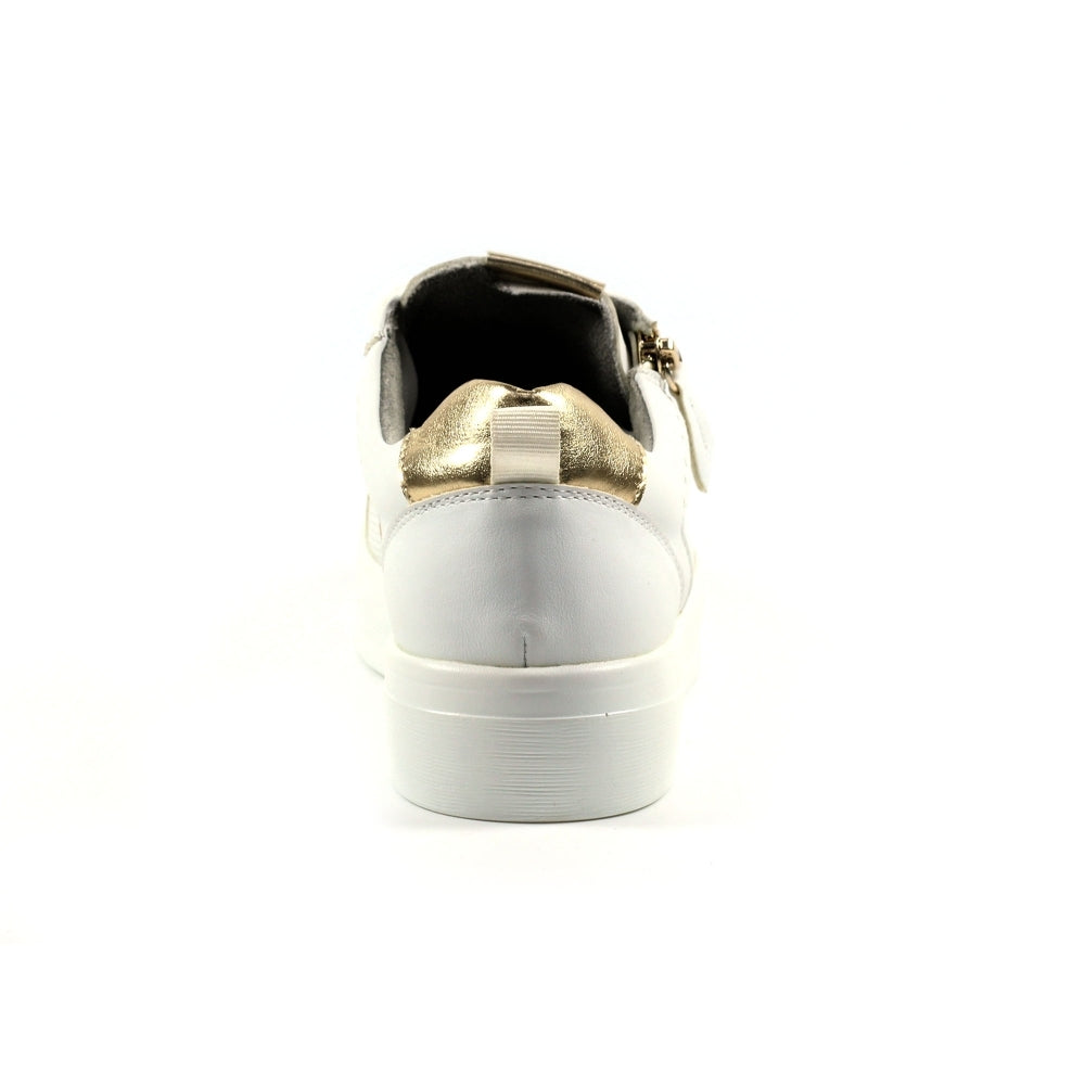 Lunar DLB042 Nia Ladies White Other Lace Up Trainers