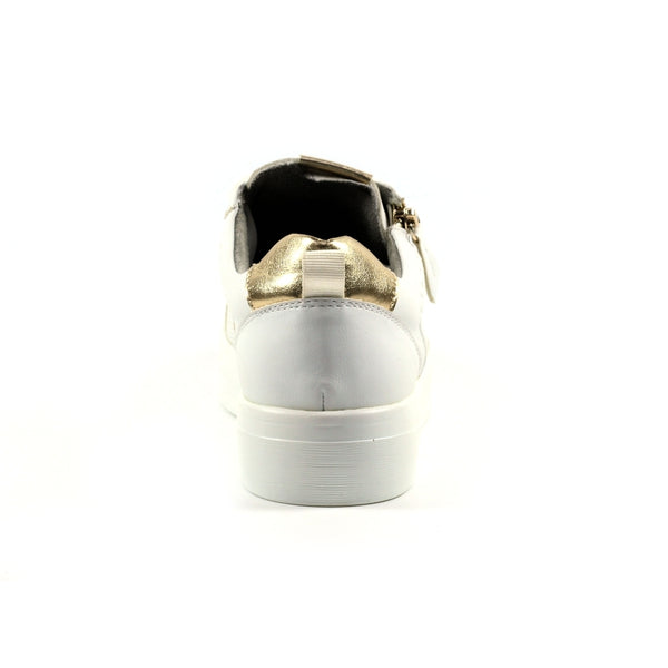 Lunar DLB042 Nia Ladies White Other Lace Up Trainers
