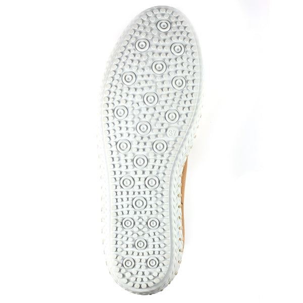 Lunar FLE030 St Ives Ladies Tan Leather Elasticated Shoes