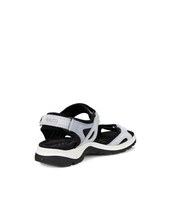 Ecco Offroad Yucatan Ladies Blue Nubuck Touch Fastening Sandals