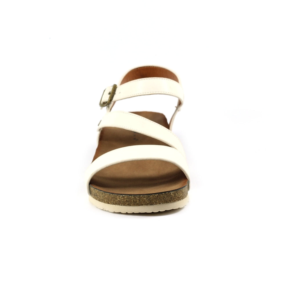 Lunar JLH358 Cluster Ladies White Other Buckle Sandals