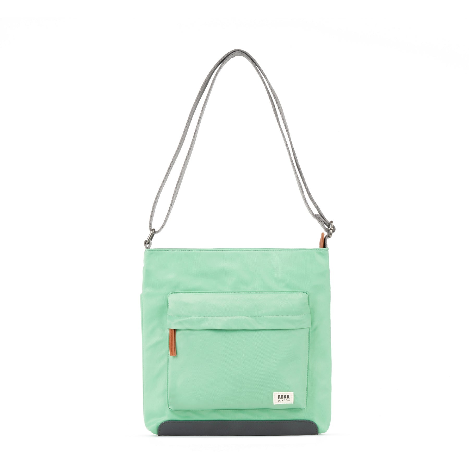 Roka Kennington B Crossbody Recycled Nylon Matcha