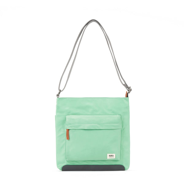 Roka Kennington B Crossbody Recycled Nylon Matcha