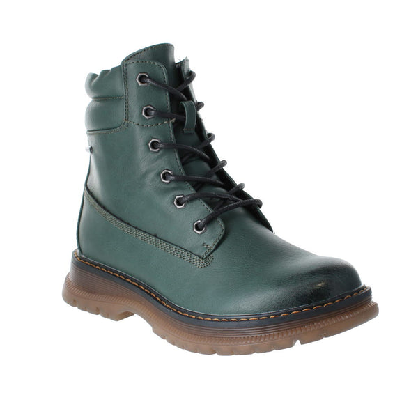 Westland 769521 Peyton 01 Ladies Green Waterproof Vegan Zip & Lace Ankle Boots