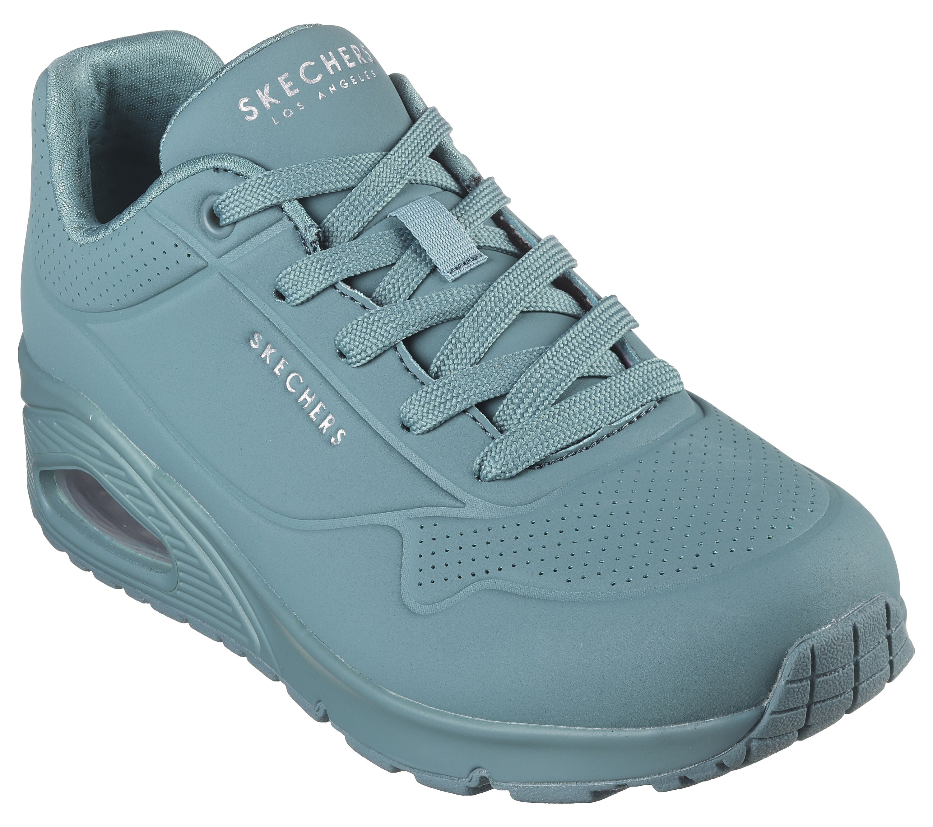 Skechers 73690 Uno Stand On Air Ladies Teal Trainers