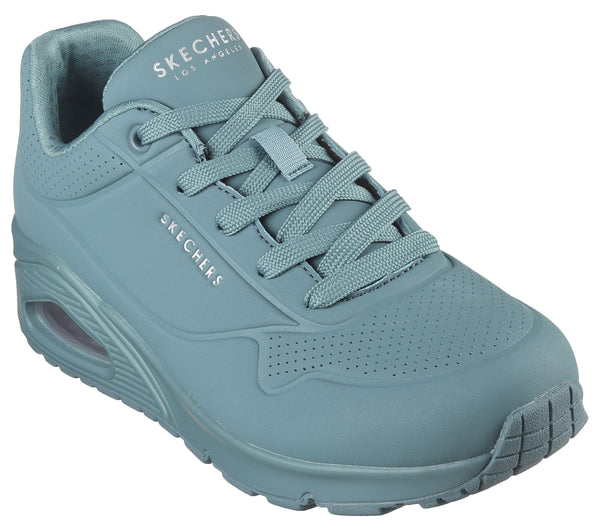 Skechers 73690 Uno Stand On Air Ladies Teal Trainers