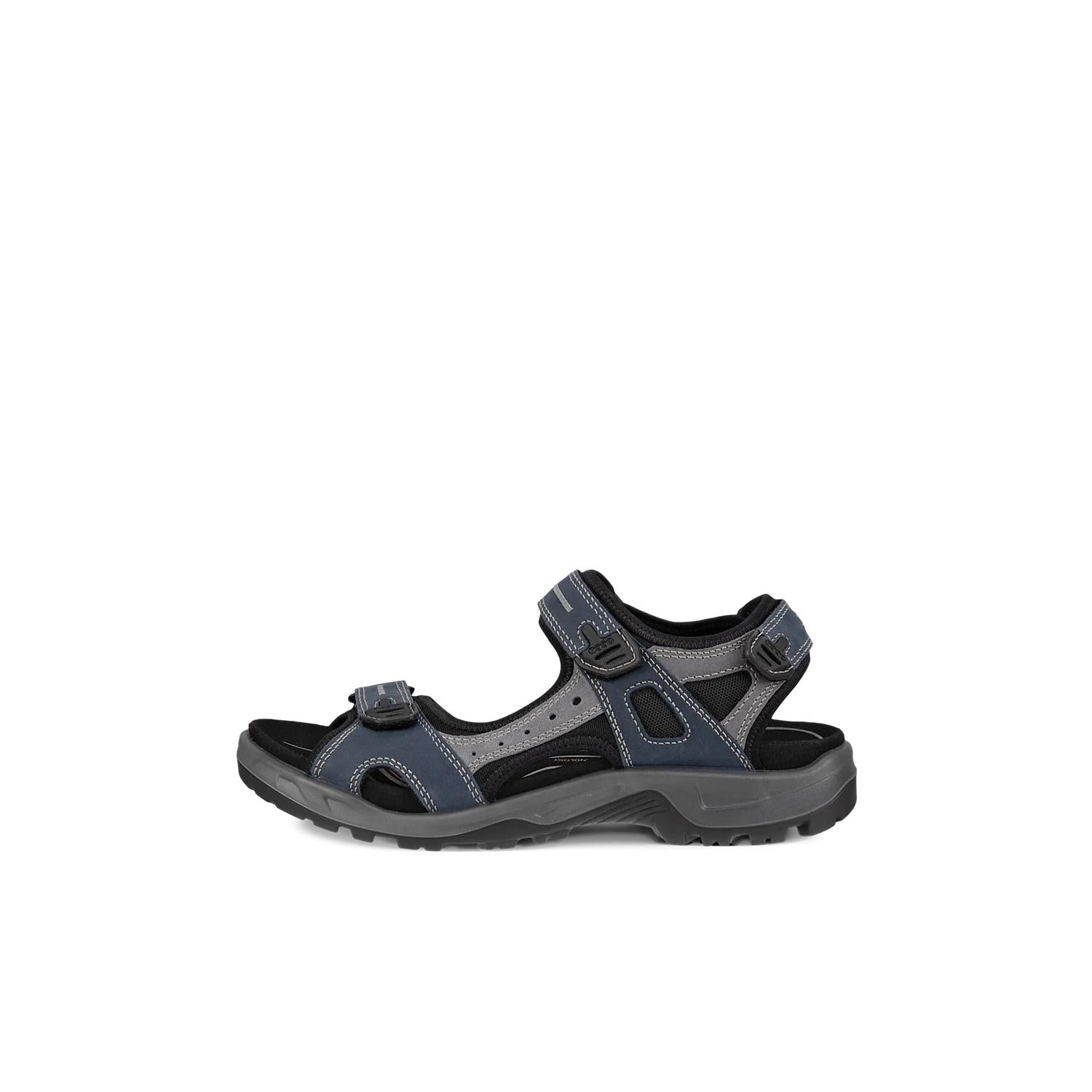 Ecco Offroad Yucatan Mens Marine Nubuck Touch Fastening Sandals
