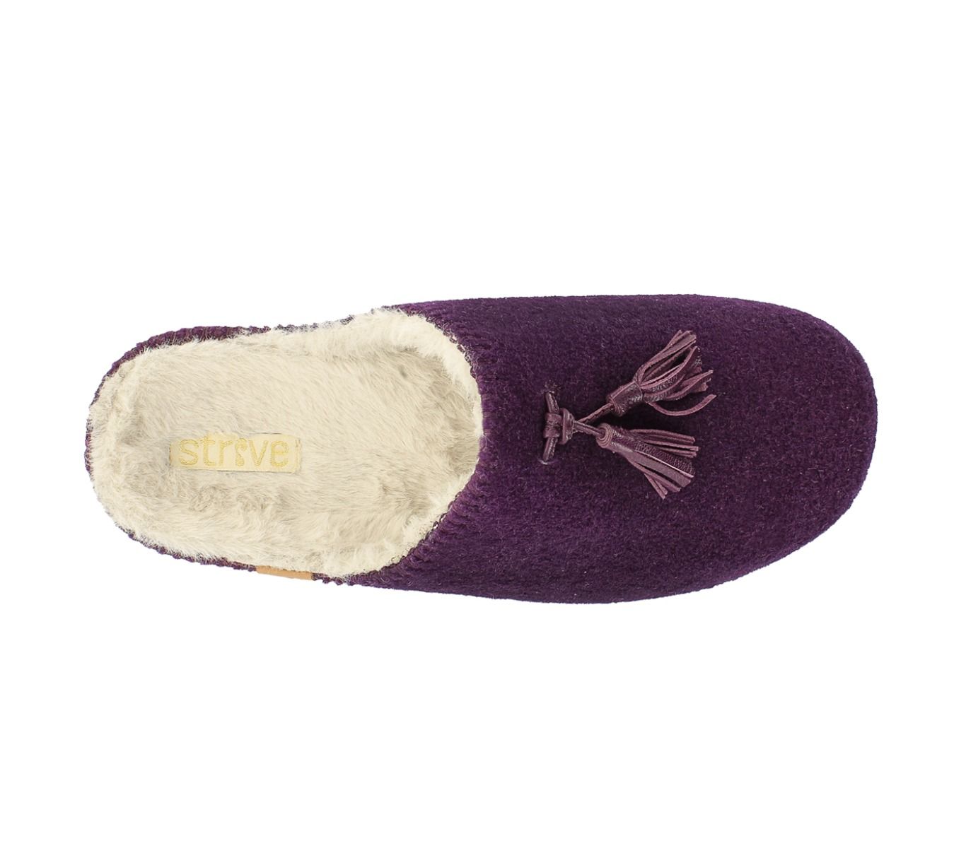 Strive Lille Ladies Purple Textile Arch Support Slippers