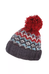 Pachamama Mens Clifden Bobble Beanie Red