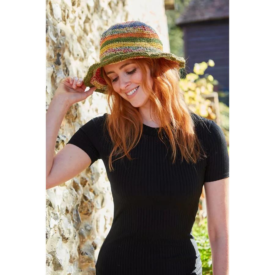 Pachamama Hemp/Cotton Hat Stripe