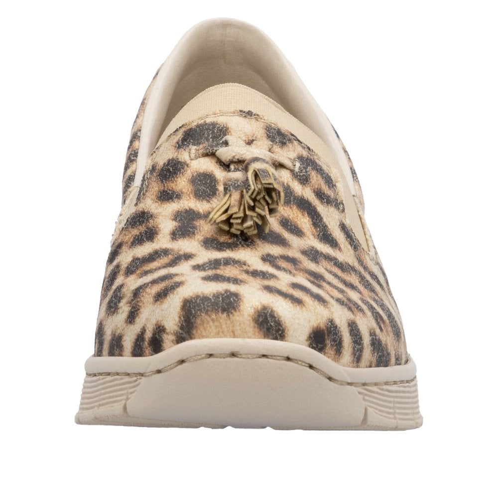 Rieker 53751-20 Ladies Narrow Beige Other Elasticated Shoes