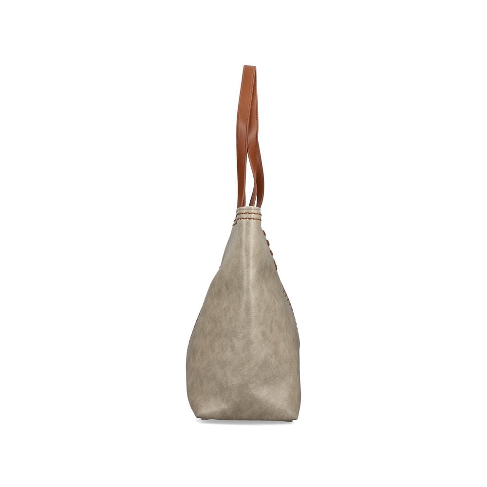 Rieker H1611-60 Ladies Beige Oversized Bag