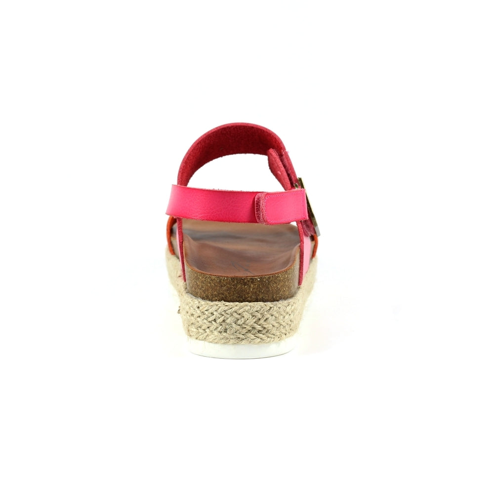 Lunar JLH356 Deanna II Ladies Pink Other Touch Fastening Sandals
