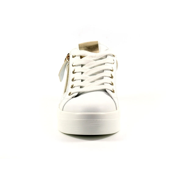 Lunar DLB042 Nia Ladies White Other Lace Up Trainers