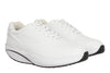 MBT MBT-1997 Ladies Winter White Leather Arch Support Lace Up Trainers
