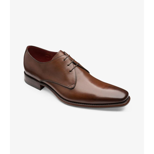Loake Mens Bressler Dark Brown Leather Lace Up Shoe