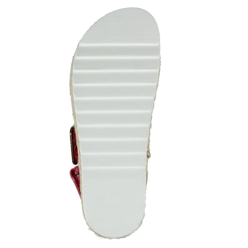 Lunar JLH356 Deanna II Ladies Pink Other Touch Fastening Sandals